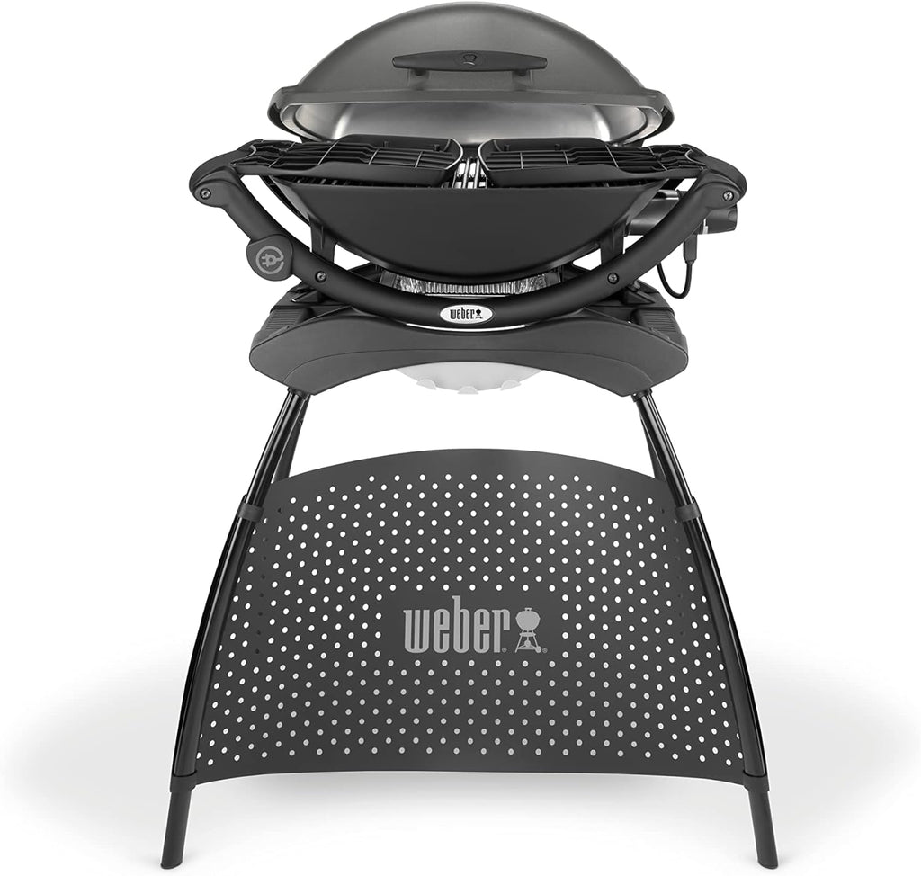 Weber Q2400 Elekrogrill mit Stand + Seitentischen – Draufsicht 6/20