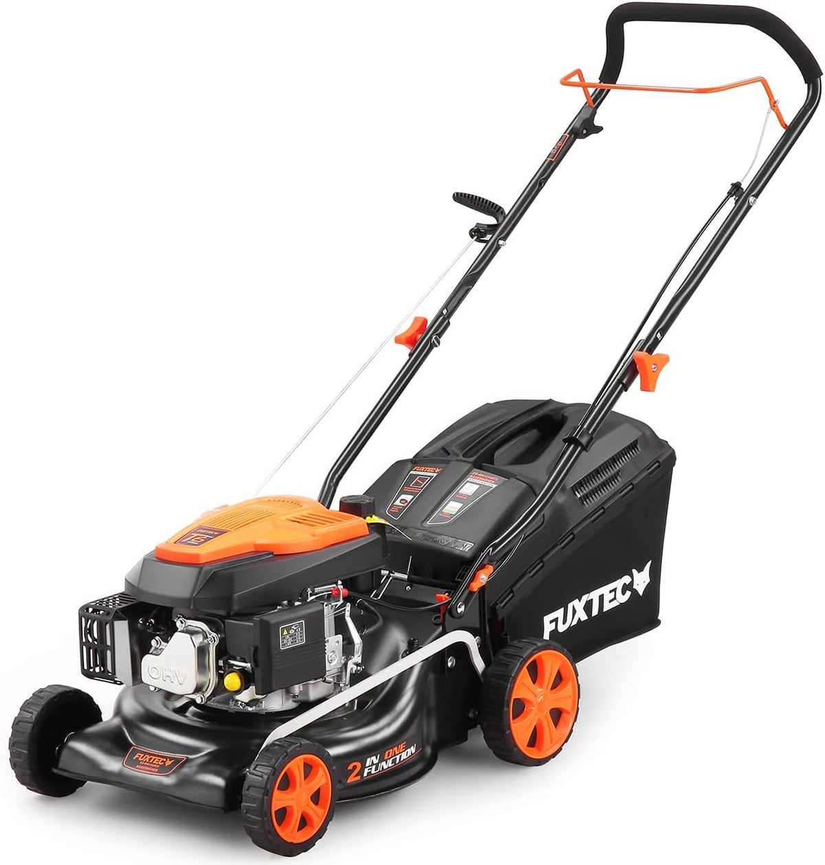 FUXTEC FX-RM4646ECO benzinegrasmaaier, maaibalk onderzijde