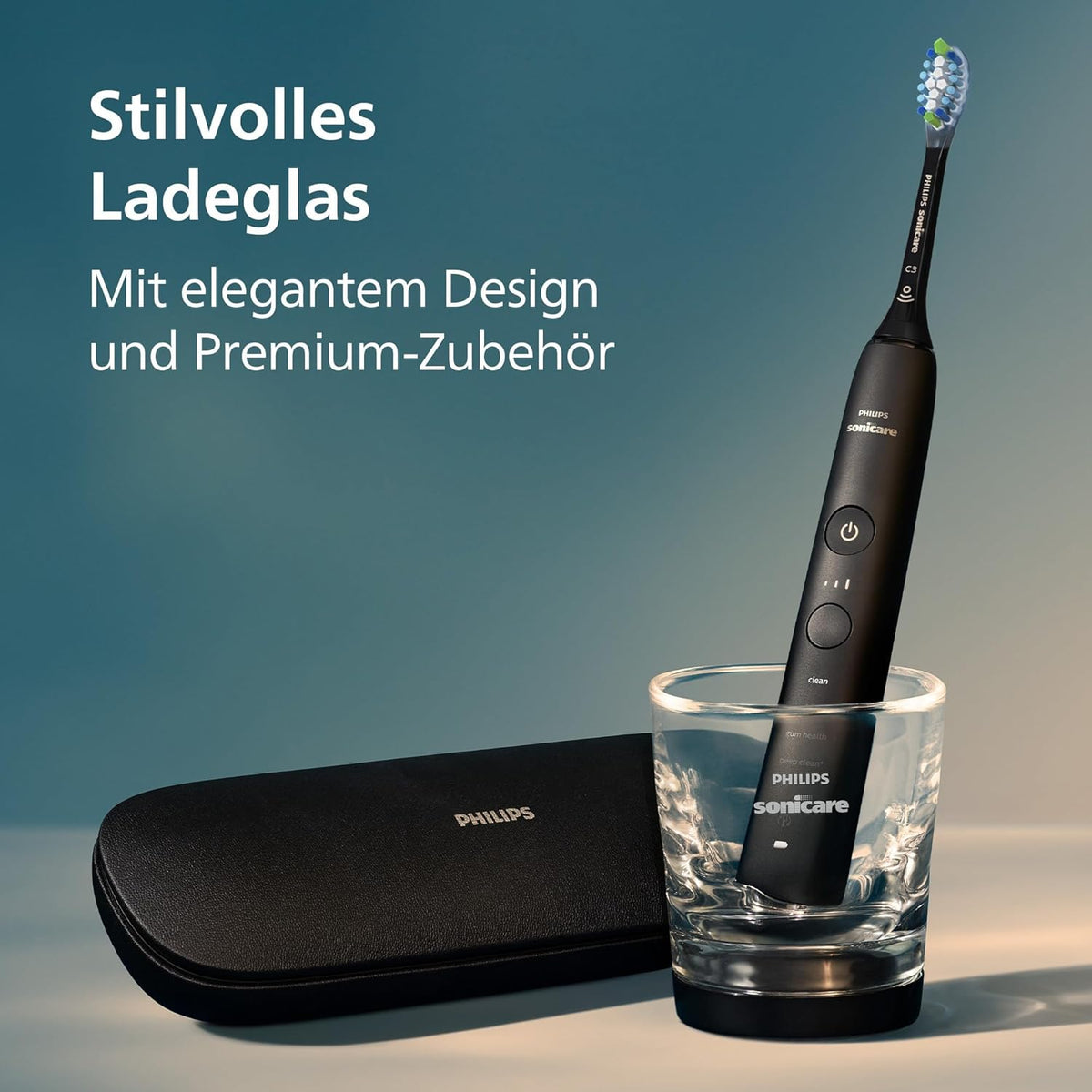 Sonicare DiamondClean 9000 elektrische Zahnbürste – Nahaufnahme 7/8