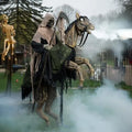 Reaper Halloween animatronic spookruiter, lichtgevende ogen van de ruiter
