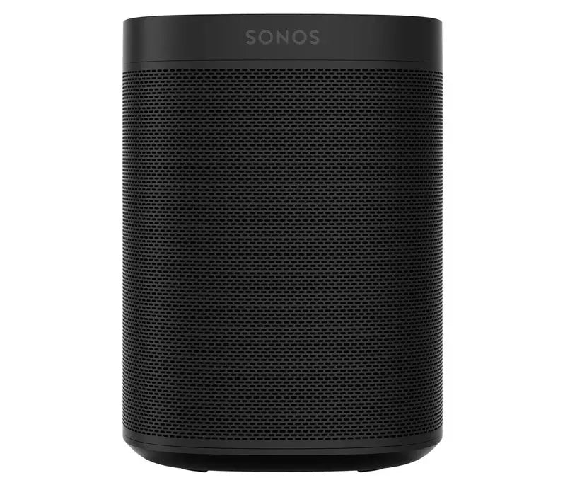 Sonos One witte luidspreker in de woonkamer