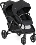 Joie Evalite Duo tandem duowandelwagen in leisteen, vooraanzicht