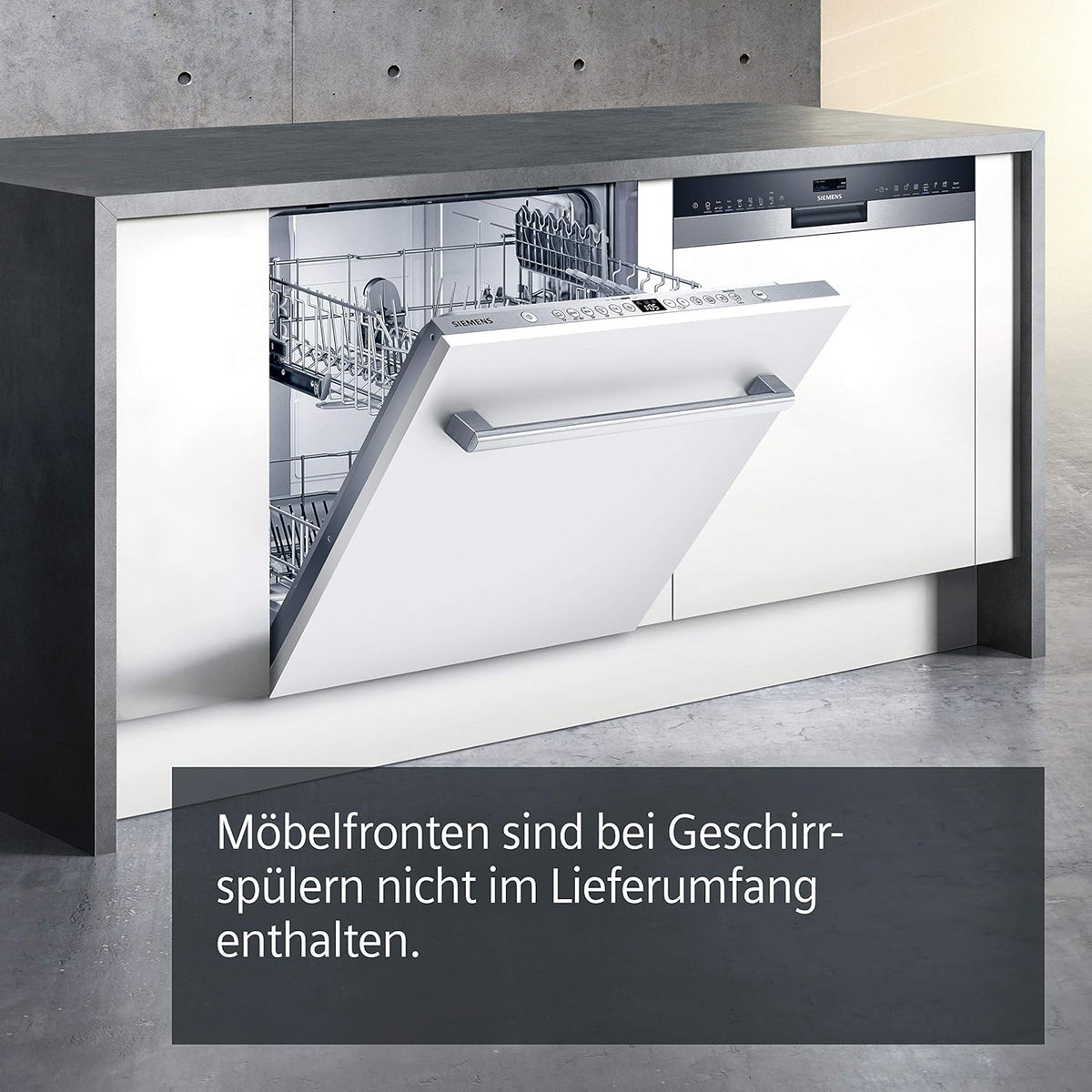 Korbaufteilung bei voller Beladung