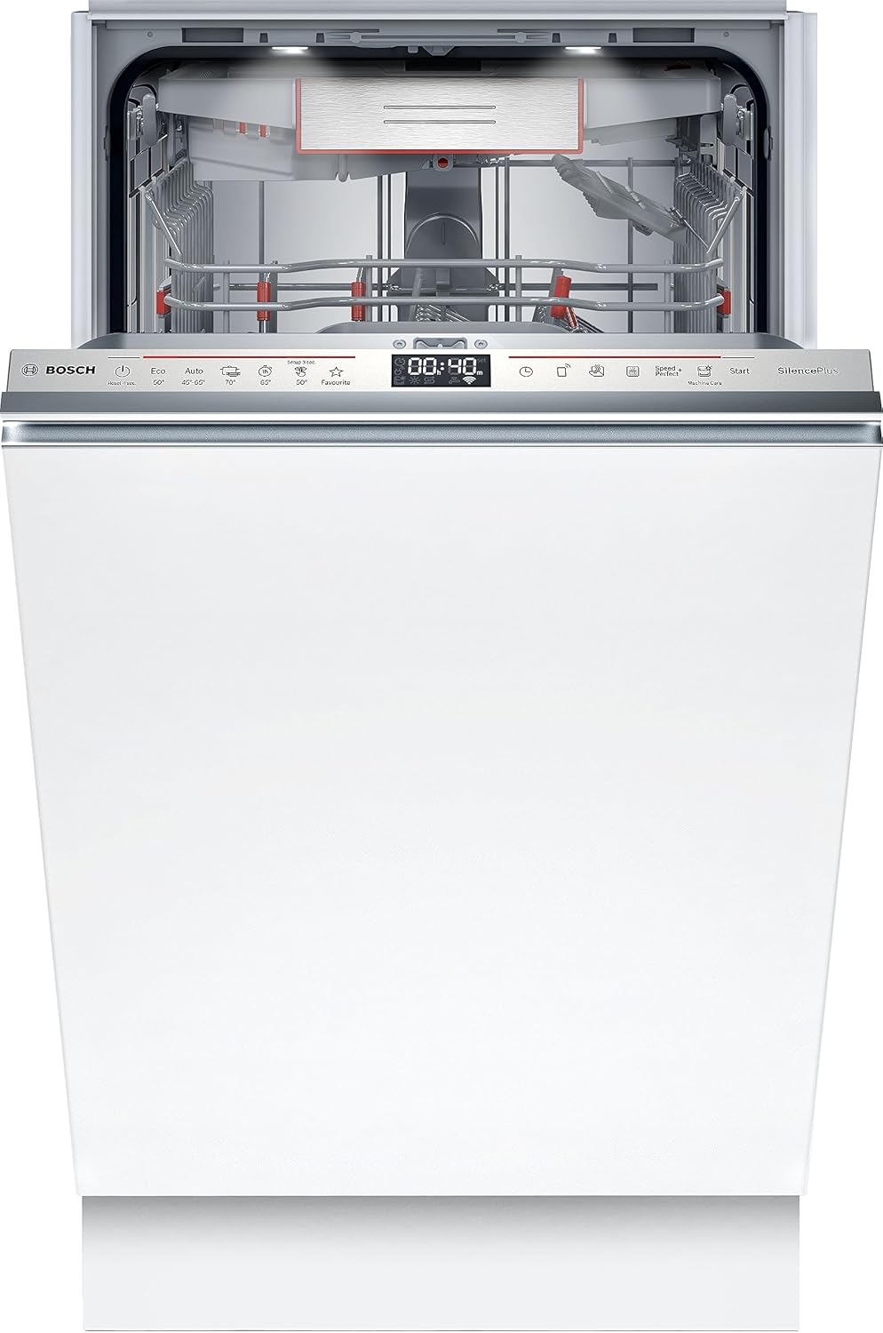 Bosch SPV2IKX10E Serie 2 vollintegrierter Geschirrspüler, 45 cm, AquaStop, Weiß