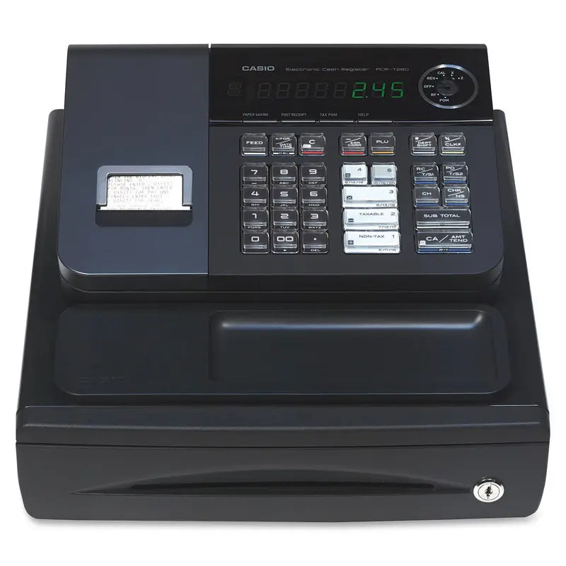 Casio PCR-T280 thermische kassa met toetsenbord en lade