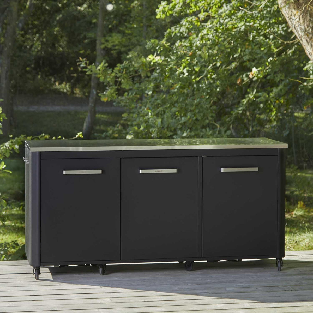cozze Gartentisch Edelstahl Schwarz – Bedienung