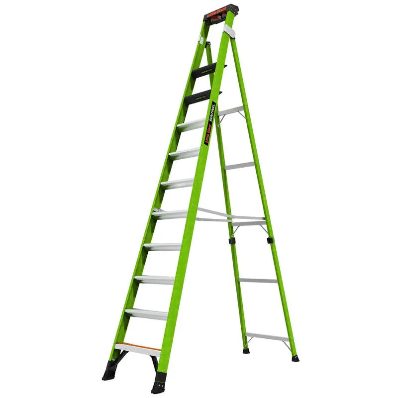 Little Giant Sentinel M12 groene glasvezel ladder als A-frame
