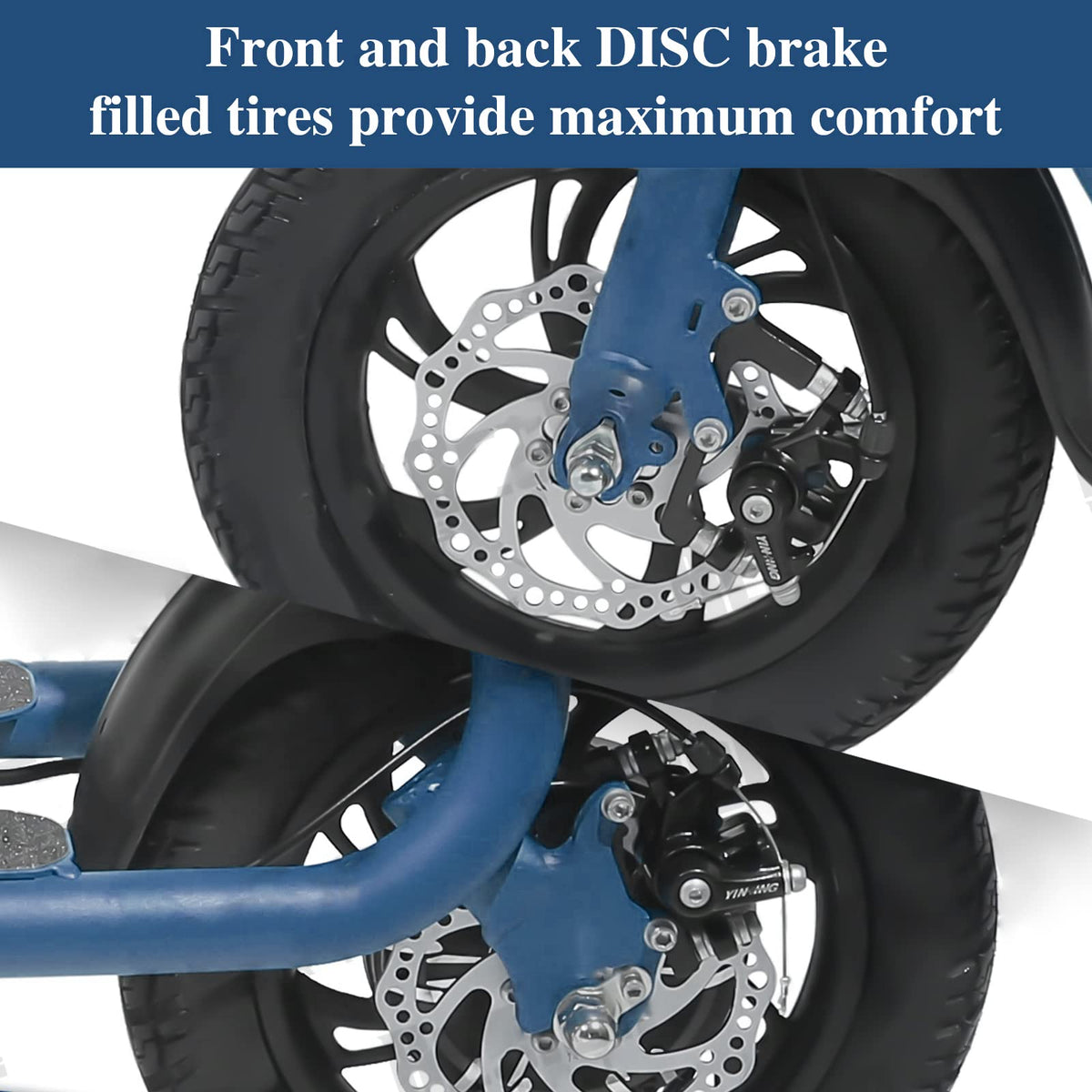 De 12 inch all-terrain band met diep profiel