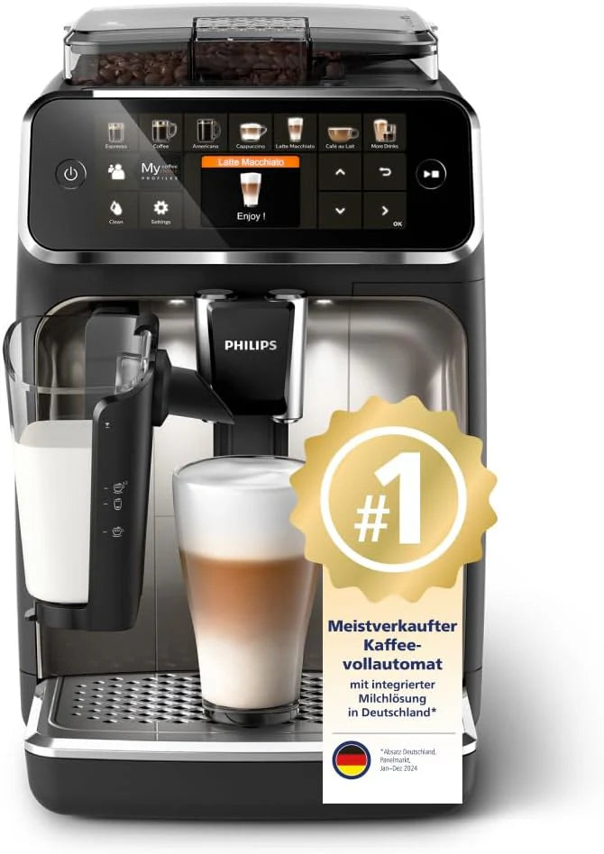 Philips Serie 5400 Kaffeevollautomat EP5441/50, 12 Getränke, LatteGo, TFT-Display
