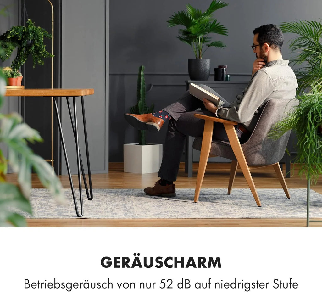 Produktbild: Klarstein Mobile Klimaanlage mit Abluftschlauch – seitliche Blende