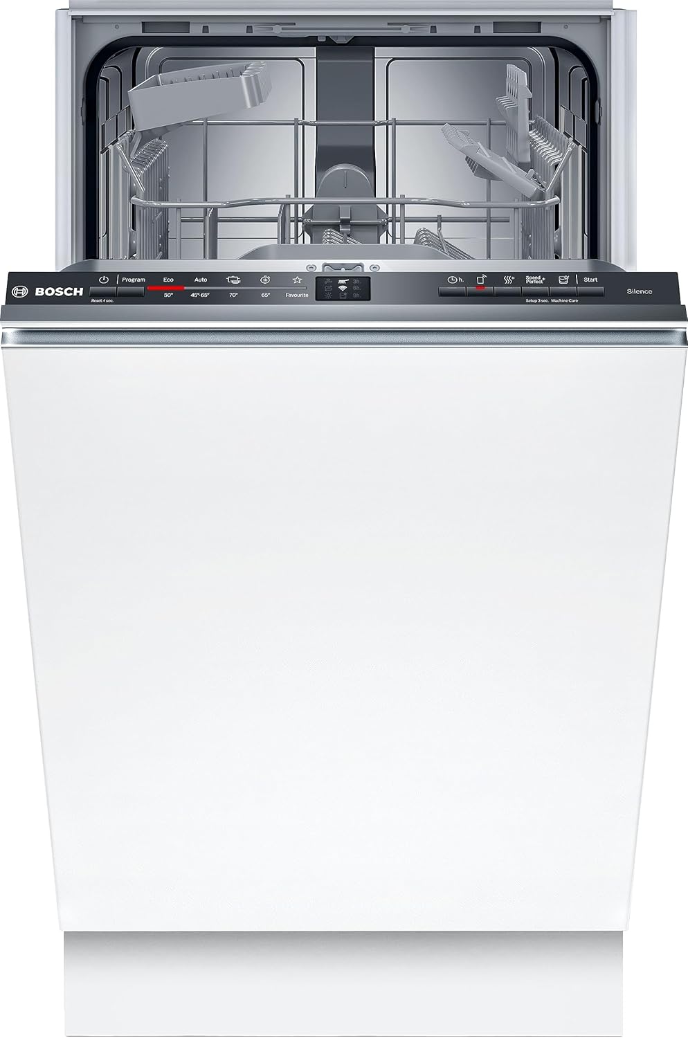 Bosch SPV2IKX10E Serie 2 vollintegrierter Geschirrspüler, 45 cm, AquaStop, Weiß