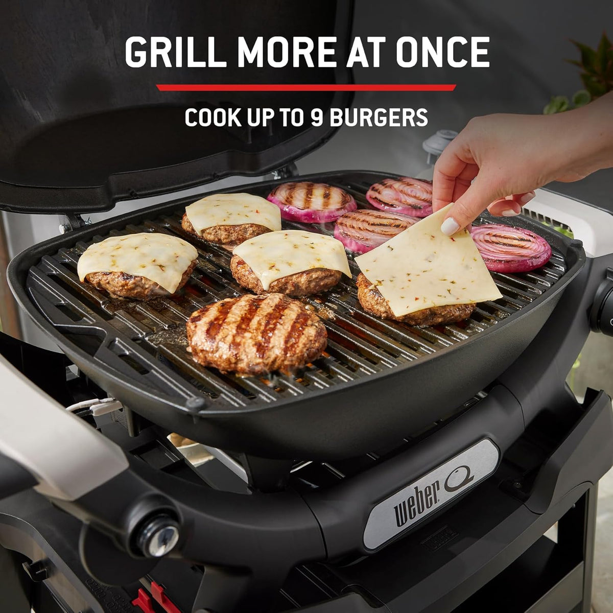 Weber Q 1200N Gasgrill Schwarz – Materialdetail