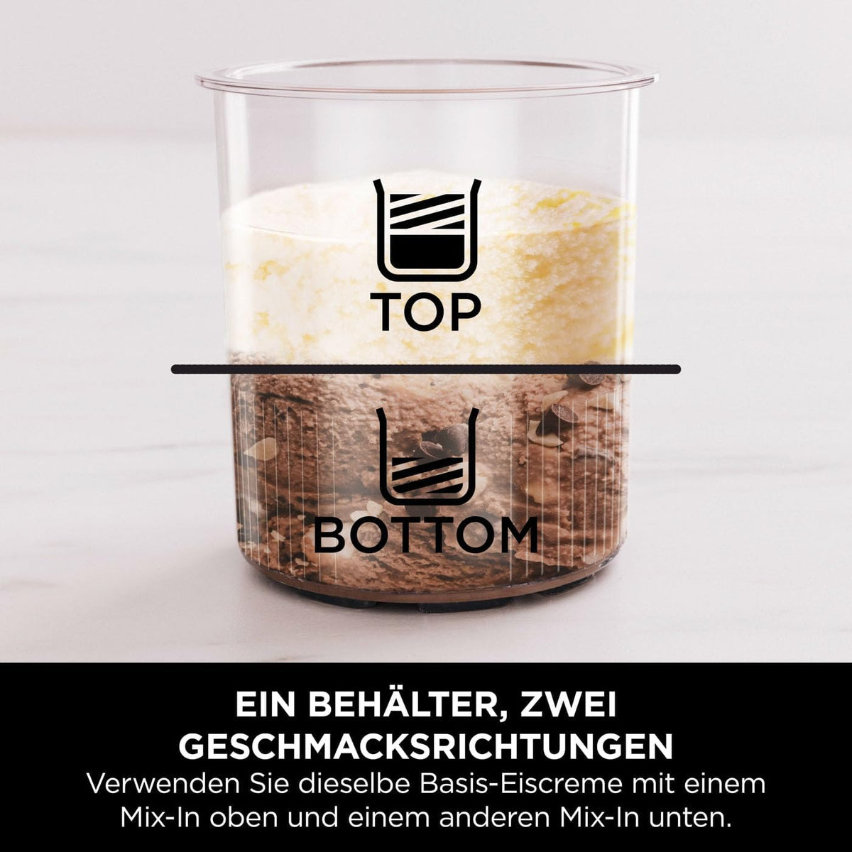 Ninja CREAMi Deluxe Eis-und Eisgetränkmaschine mit 2 Bechern – Rückansicht 5/8