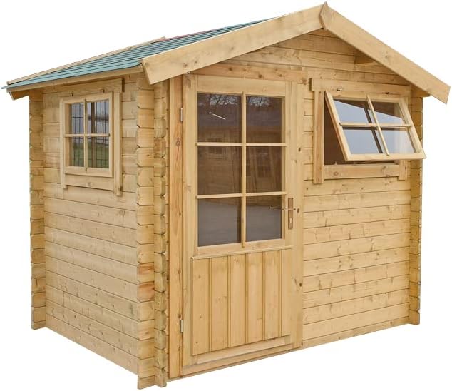 Blockhaus Norwich Gartenhaus Kiefer – Detailansicht