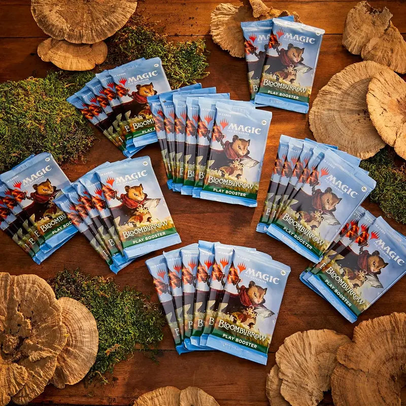 MTG Bloomburrow uitgestrooide kaarten uit een booster