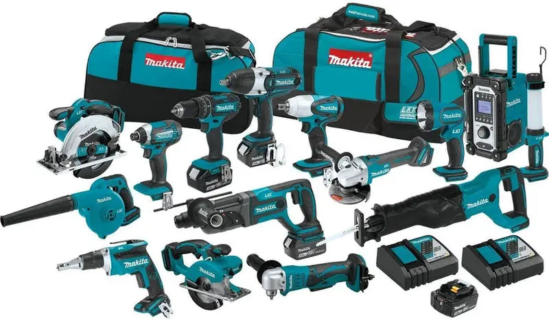 Makita XT1501 18V accuset – vooraanzicht