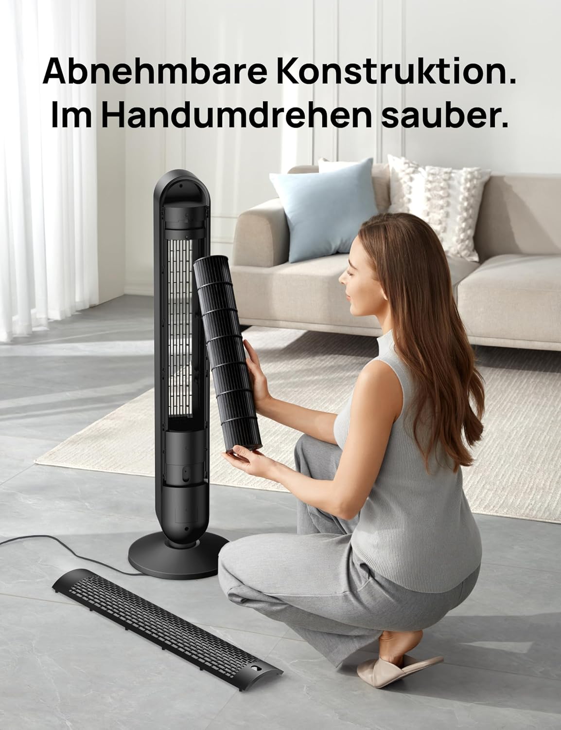Seitliche Luftaustrittsdüse im Detail