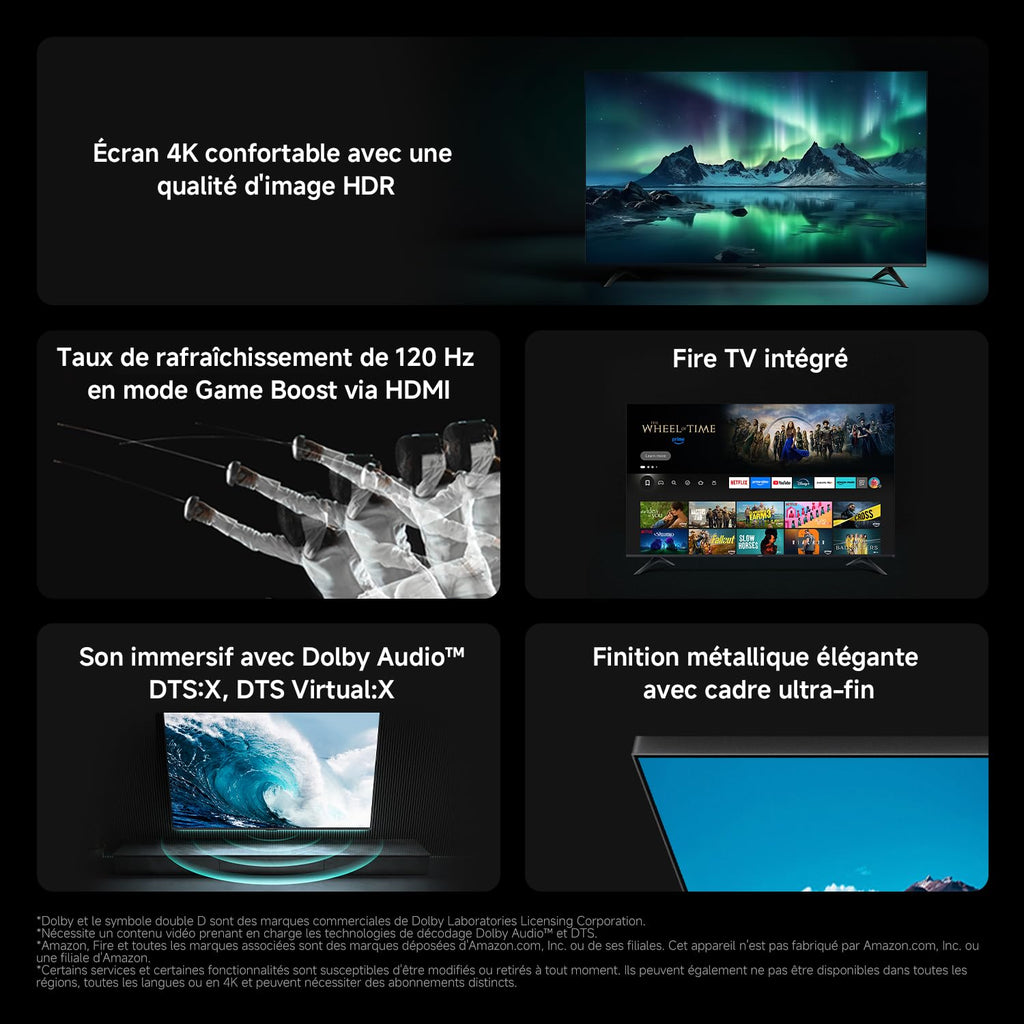Xiaomi TV F 65 inch 4K smart tv, scherm met heldere 4K-beelduitvoer