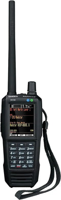 Uniden SDS100 digitale handheld scanner in de hand