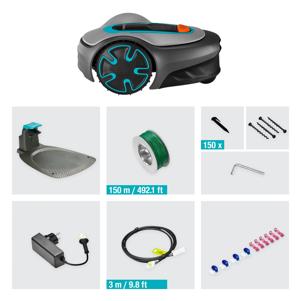 Gardena SILENO minimo robotmaaier, eindbeeld van het gazon