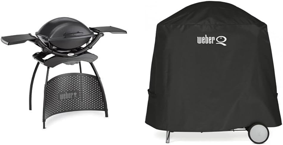 Weber Q2400 Elekrogrill mit Stand + Seitentischen – Nahaufnahme 17/20