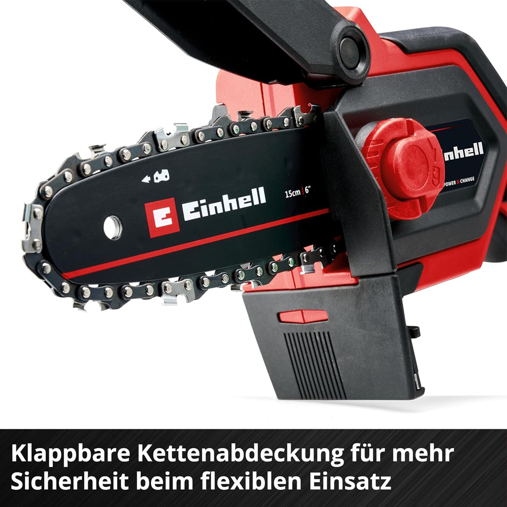 Einhell GE-PS 18/15 Li Akku-Astsäge – Zubehör und Lieferumfang