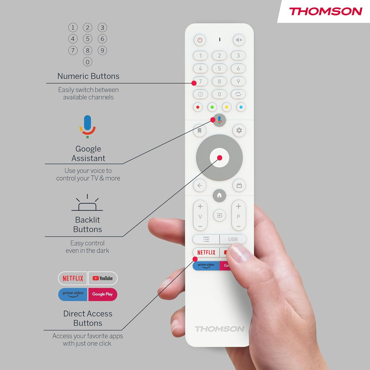 THOMSON Go TV met 16:9 HD Ready beeldverhouding