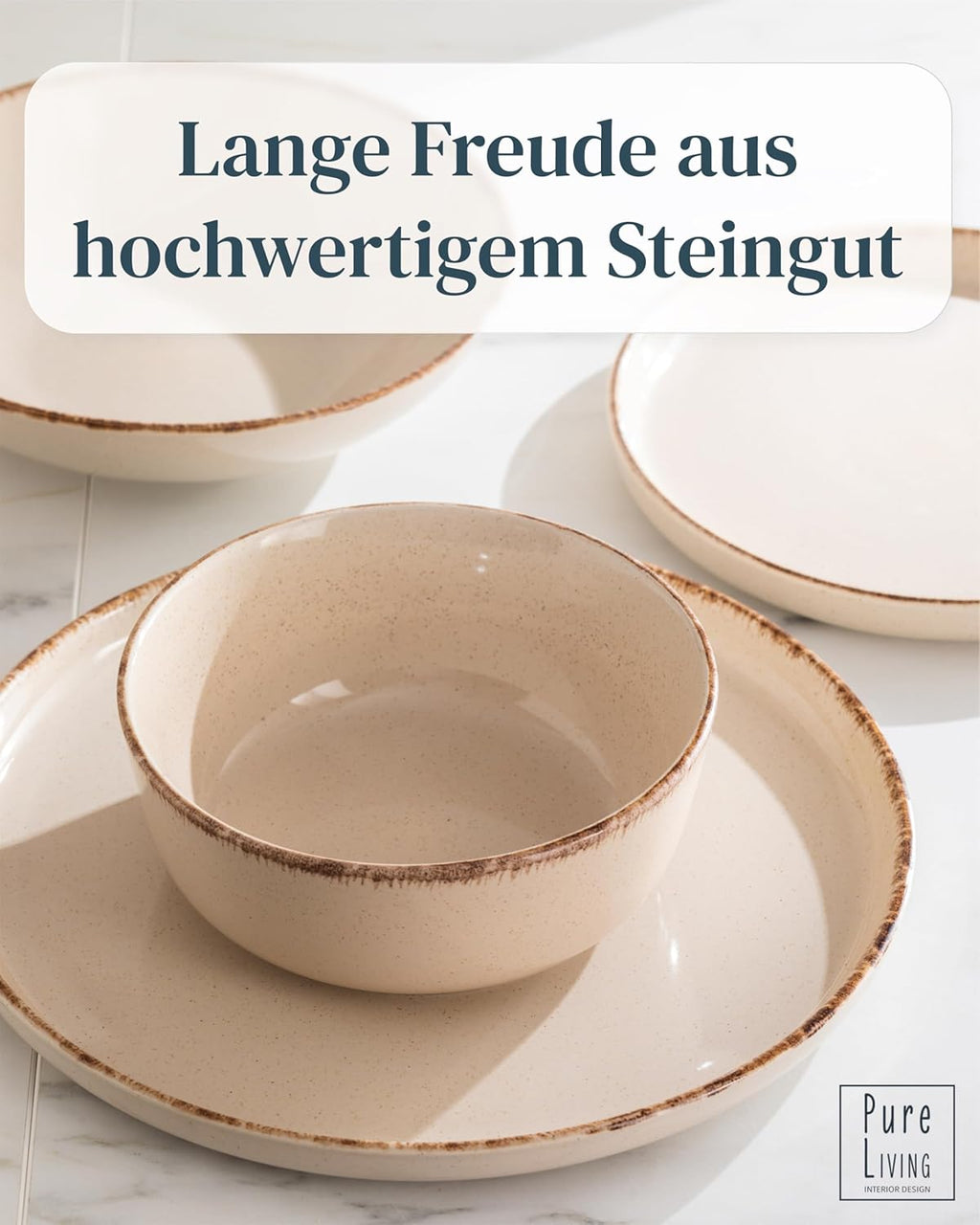 Tiefe Teller für Suppen und Eintöpfe