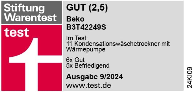 Beko Wärmepumpentrockner B3T42249S in Weiß