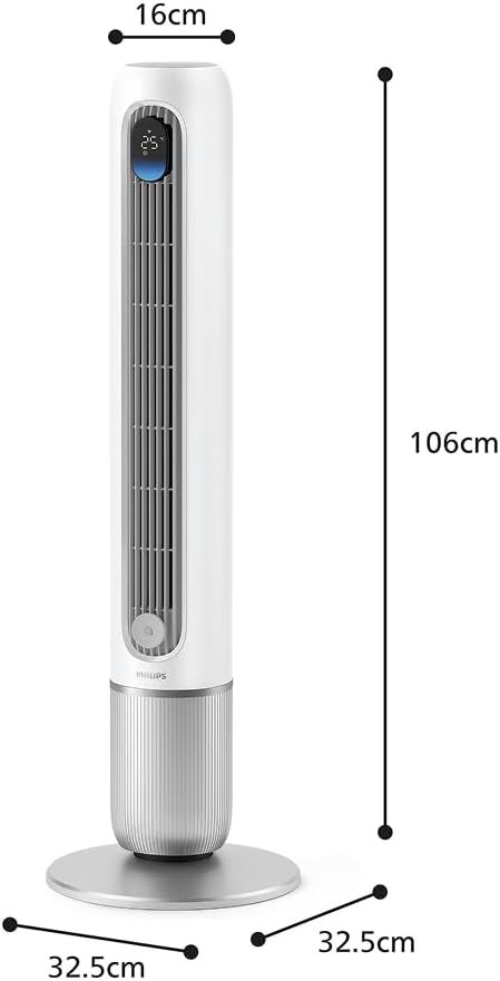 Produktbild: Philips Smarter Turmventilator 7000 Series – 8 – Anschluss und Kabel