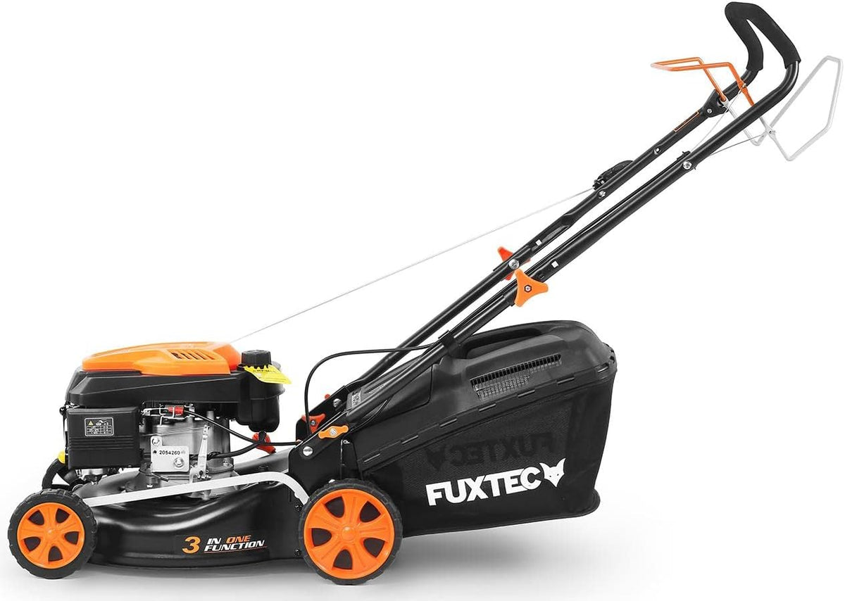 FUXTEC FX-RM4646ECO benzinegrasmaaier, dubbele handgreep