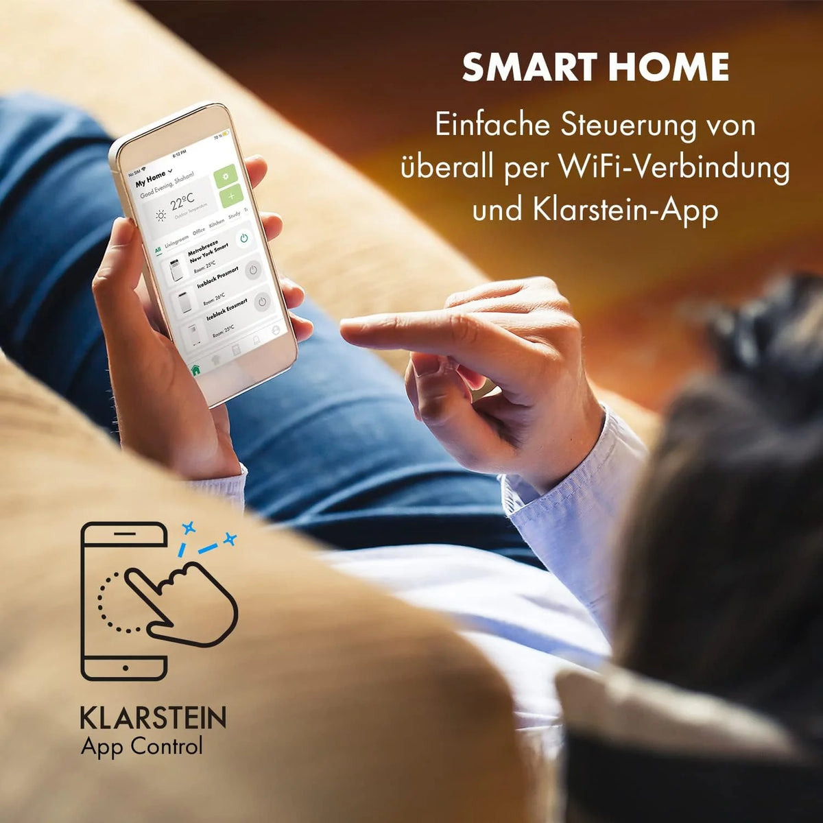 Produktbild: Klarstein Mobile Klimaanlage mit Abluftschlauch – Montagehinweis
