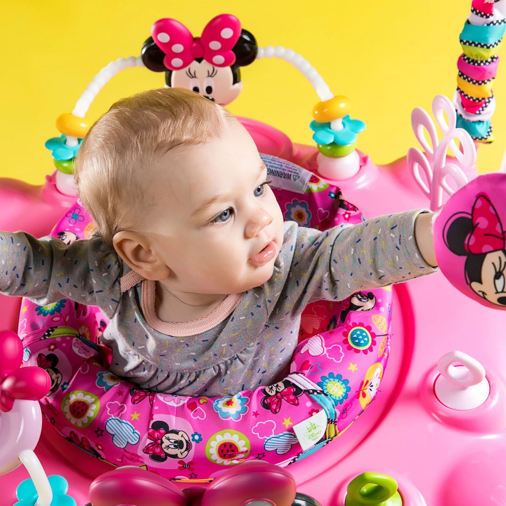 Bright Starts Minnie machinewasbaar zitkussen