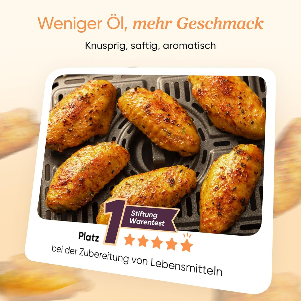 Produktbild: COSORI Airfryer – Detailansicht Bedienelemente