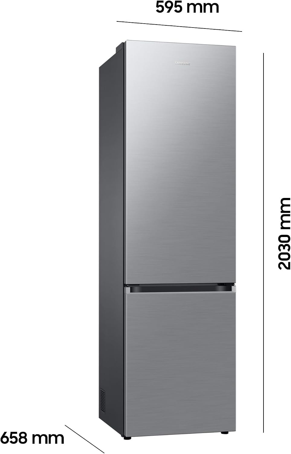 Samsung RB38C7AGWS9 Kühl-Gefrier-Kombination – Detailansicht