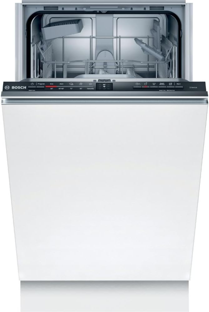 Bosch SPV2IKX10E Serie 2 vollintegrierter Geschirrspüler, 45 cm, AquaStop, Weiß