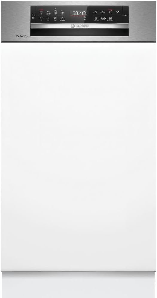 Bosch SPV2IKX10E Serie 2 vollintegrierter Geschirrspüler, 45 cm, AquaStop, Weiß
