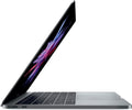 Apple MacBook Pro 13 Retina in zilver, geopend bovenaanzicht