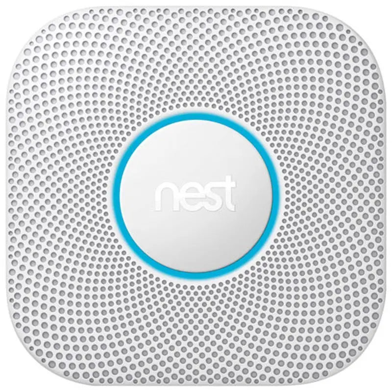 Google Nest Protect 2e generatie bedrade rookmelder aan het plafond
