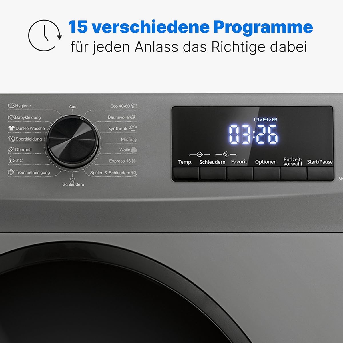 Waschmittelfach im Detail