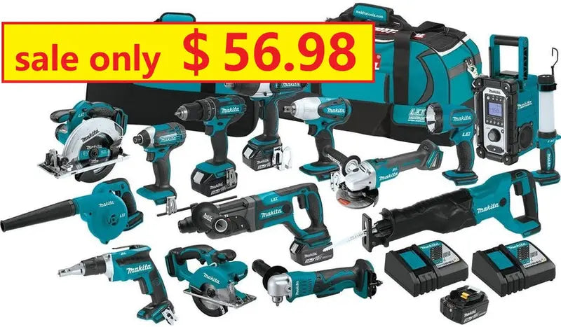 Makita XT1501 18V accuset – zijaanzicht