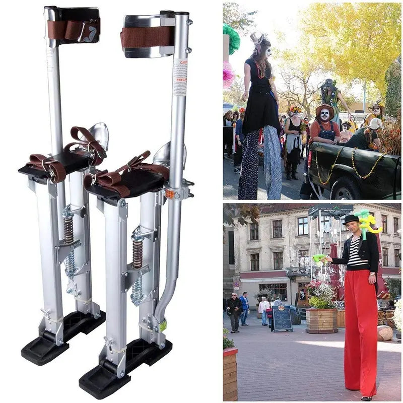 Verstelbare aluminium stelten voor schilders en stukadoors