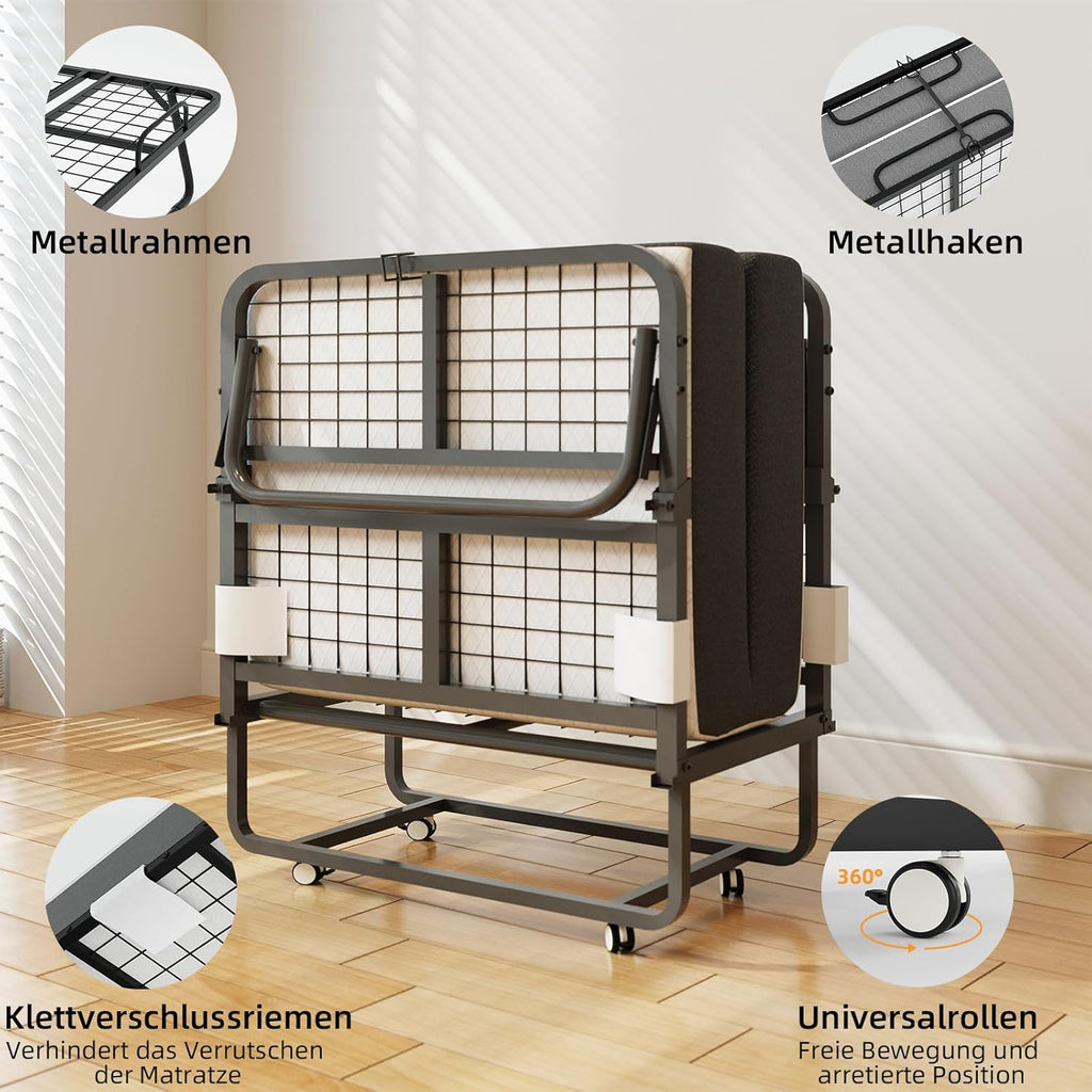 CAIYUN opklapbed – complete opstelling in de kamer