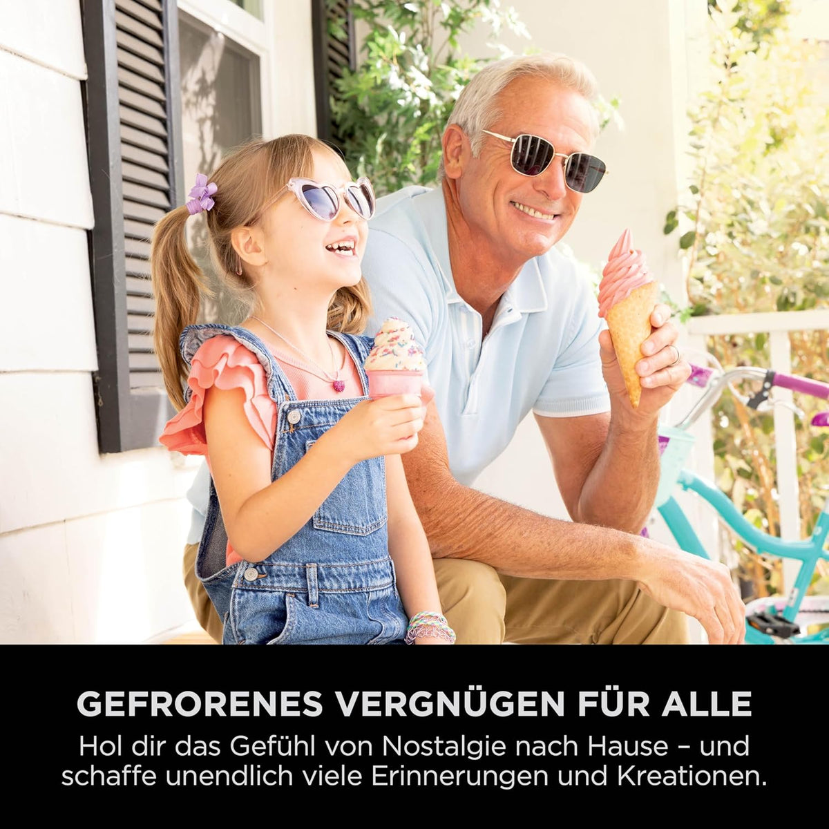 Produktbild: Ninja CREAMi Scoop & Swirl Eismaschine mit 2 Behältern – Rückansicht