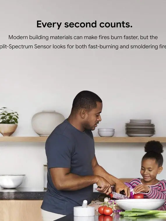 Nest Protect combimelder – detail van de sensoropeningen