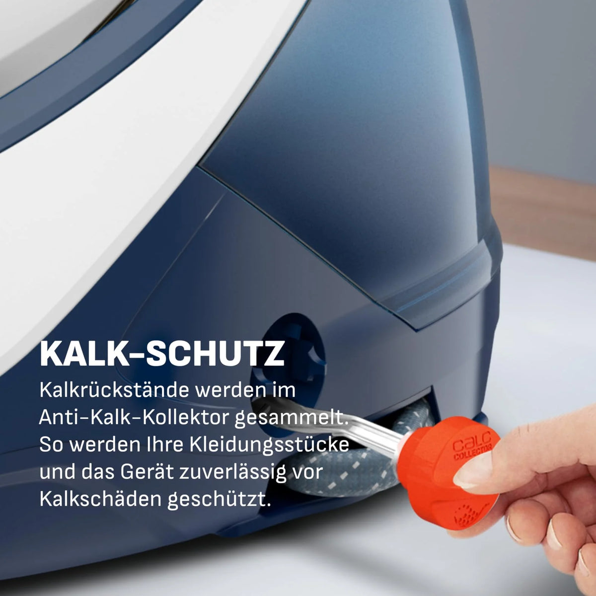 Kalkkollektor zum Herausnehmen