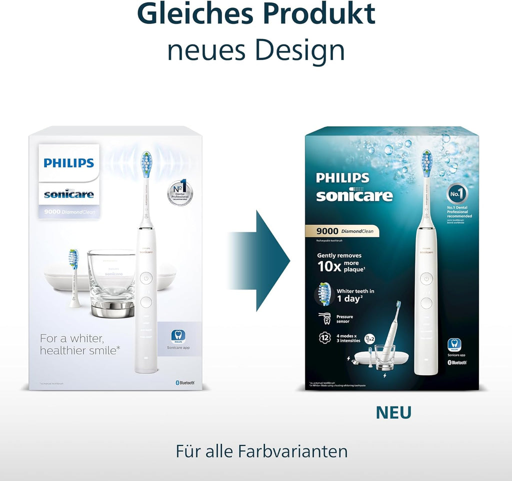 Sonicare DiamondClean 9000 elektrische Zahnbürste – Rückansicht 5/8