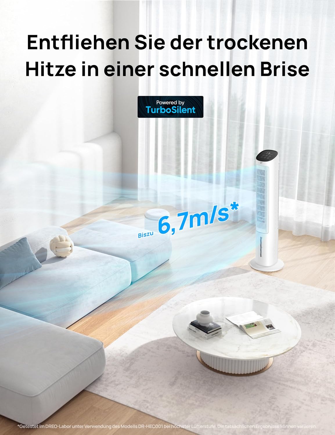 Fernbedienung des DREO Luftkühlers