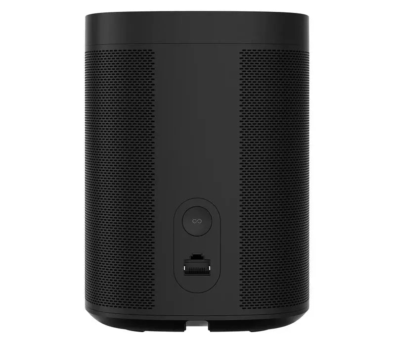 Detail van de Sonos One speaker met aanraakbediening