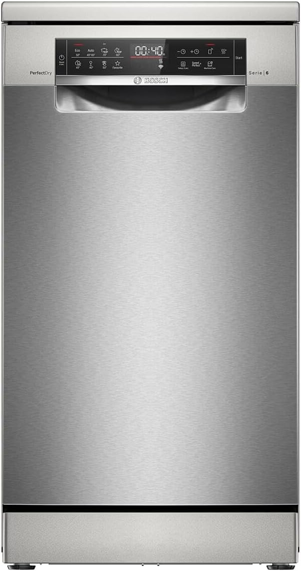 Bosch SPV2IKX10E Serie 2 vollintegrierter Geschirrspüler, 45 cm, AquaStop, Weiß